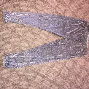Crushed Velvet joggers!